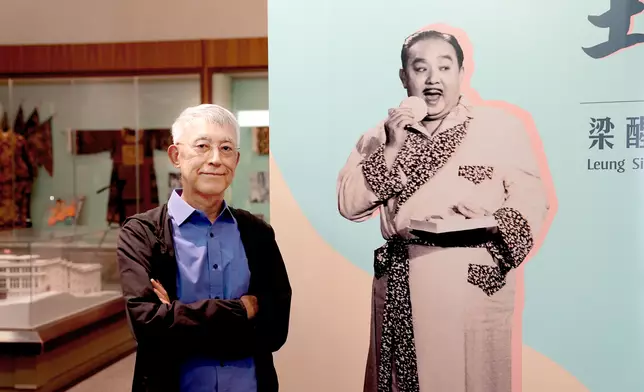 香港粵劇研究學者陳守仁。巴士的報記者攝