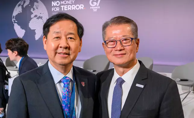 財政司司長繼續巴黎訪問行程。 政府新聞處圖片