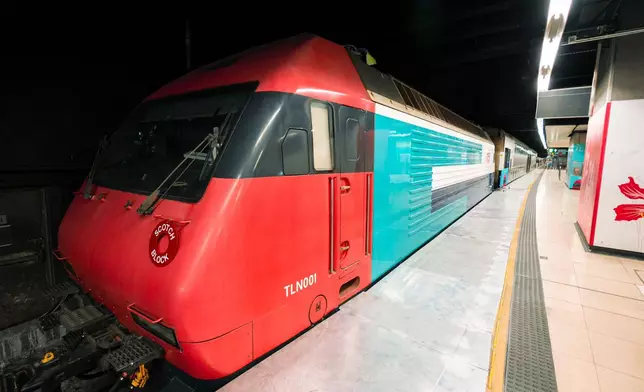 展出經典退役列車。