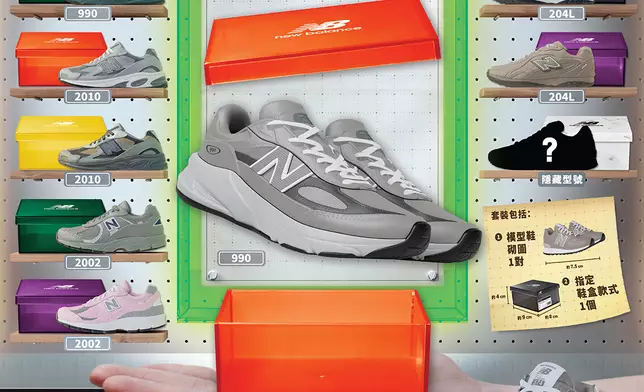 7-Eleven 與 New Balance 聯乘推出的 Mini 拼砌模型磁貼系列