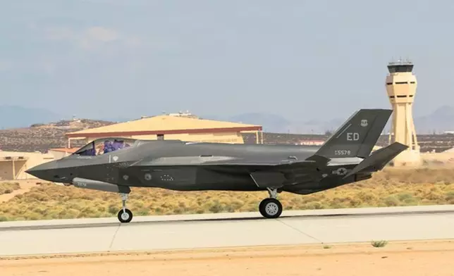 美軍F-35隱形戰機。 AP資料圖片