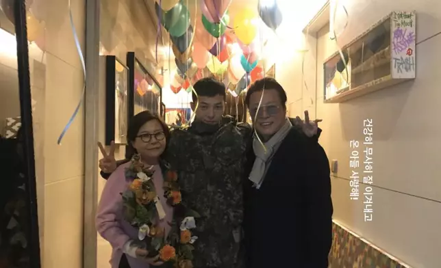 GD鮮少公開家庭生活。網上圖片