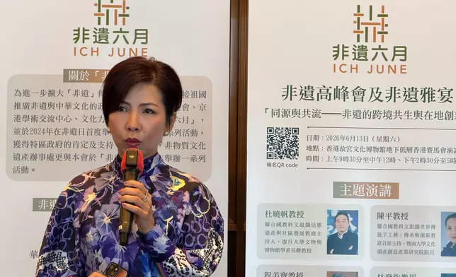 文化力量主席伍婉婷。巴士的報記者攝