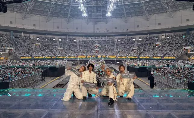 SHINee日前在首爾舉行一連三場演唱會。SHINee官方圖片