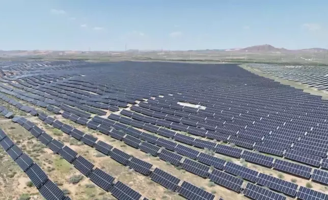 寧夏首次向福建及廣東輸送綠色電力。CCTV影片截圖