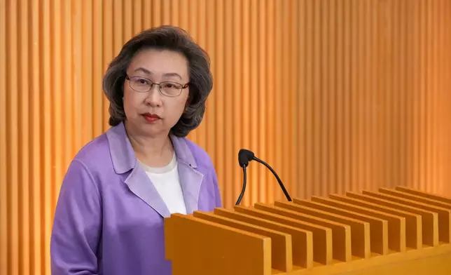 公務員事務局局長楊何蓓茵。楊何蓓茵 Ingrid Yeung FB