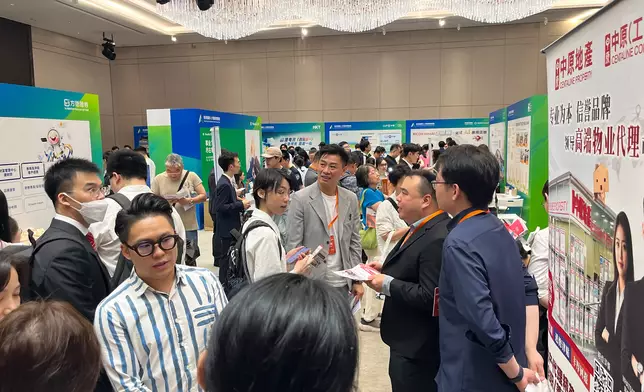 香港國際人才職業博覽會。巴士的報記者攝