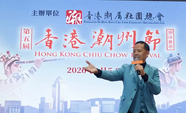 吳大強唱爆「香港潮州節」舞台。