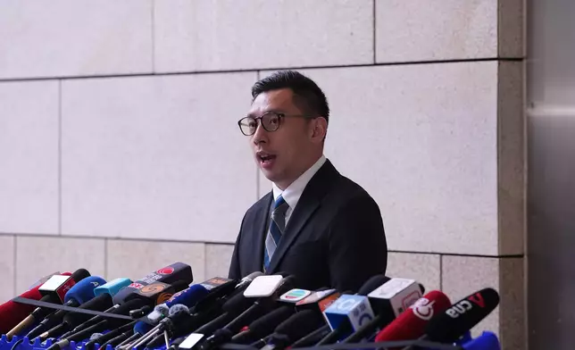 新界北總區高級警司（刑事）鄧翊几。巴士的報記者攝