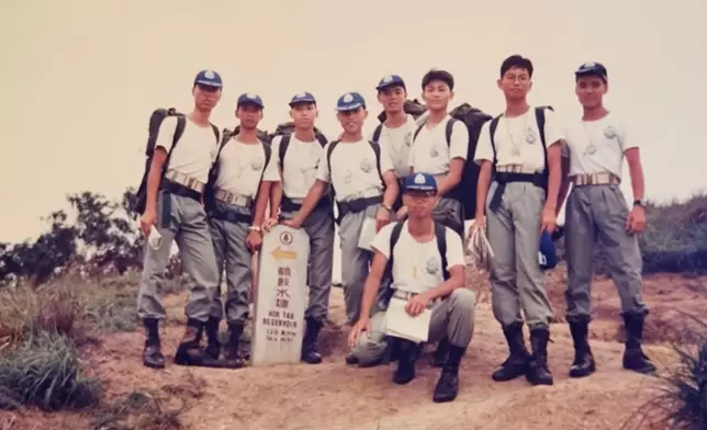 警察少年訓練學校的昔日點滴。香港警察YouTube視頻截圖