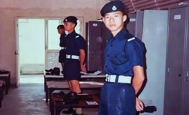 警察少年訓練學校的昔日點滴。香港警察YouTube視頻截圖