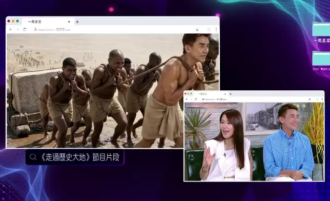 《走過歷史大地》入面，Tony好大隻喎！