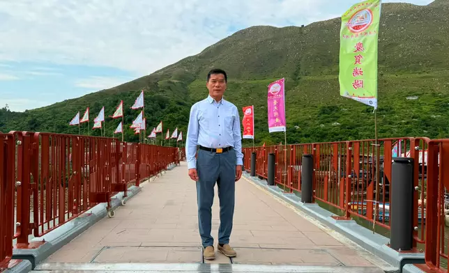 大澳鄉事委員會主席何紹基。甯漢豪網誌圖片
