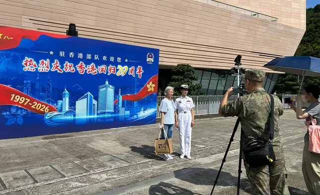 昂船洲軍營開放日。巴士的報記者攝
