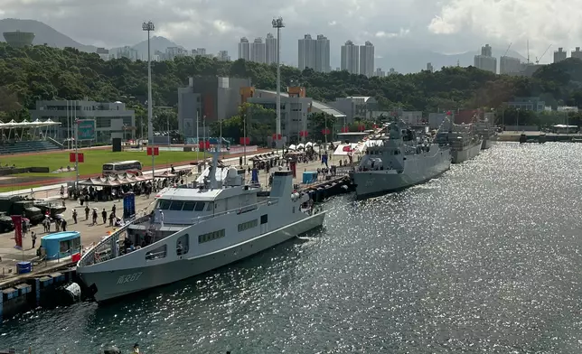 昂船洲軍營開放日。巴士的報記者攝