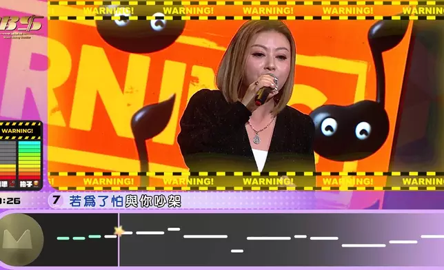 李佳唱《忍》由「黃」到「紅」，隊友梁浩賢與劉威煌舉晒手打氣。