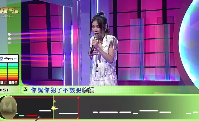 侯靜伊向龍婷「挑機」，勝出後難以置信。