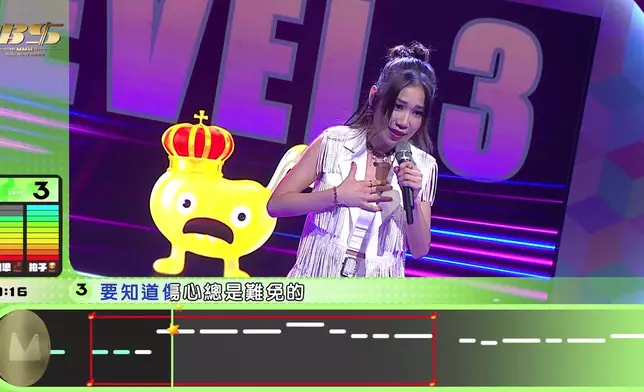 侯靜伊向龍婷「挑機」，勝出後難以置信。