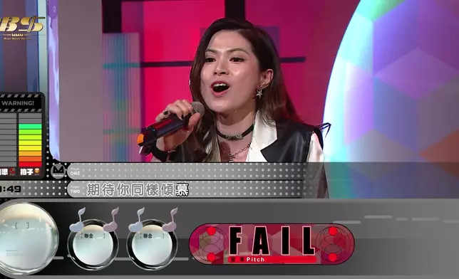 善玥澄與侯靜伊挑戰Monster歌曲《睡公主》失敗，隊友張與辰與陳溢光齊齊「哎呀」！