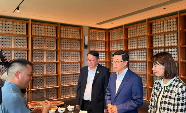 李家超繼續福建訪問行程。政府新聞網圖片