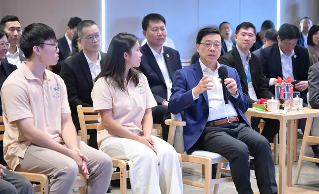 李家超繼續福建訪問行程。政府新聞網圖片