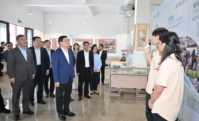 李家超繼續福建訪問行程。政府新聞網圖片