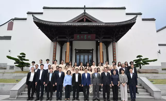 李家超繼續福建訪問行程。政府新聞網圖片