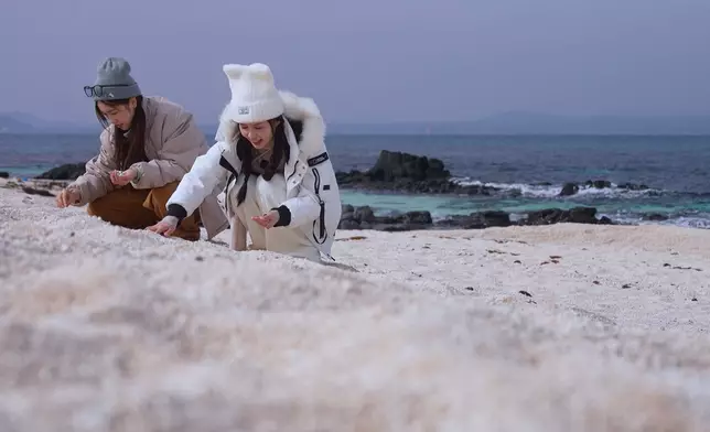 牛島八景之一西濱白沙海灘。
