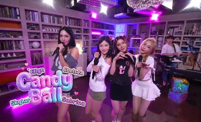 魔音女團唱跳《Candy Ball》大晒甜美風格。