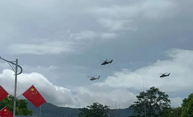 石崗軍營開放日。巴士的報記者攝