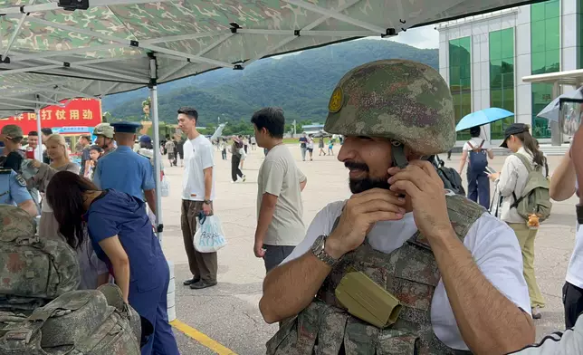 石崗軍營開放日。巴士的報記者攝