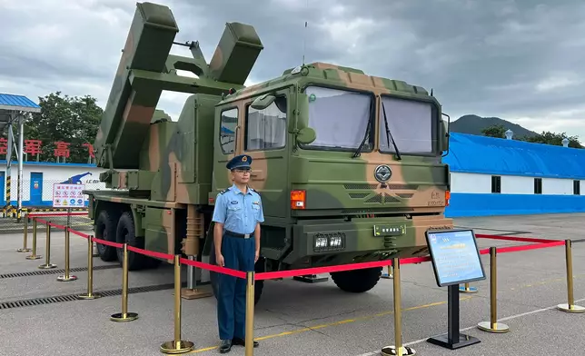 石崗軍營開放日。巴士的報記者攝
