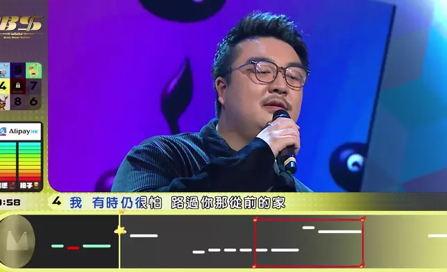嚴駿祺聲稱只練了三、四次《耿耿於懷》但信心十足，最終僅僅過關。
