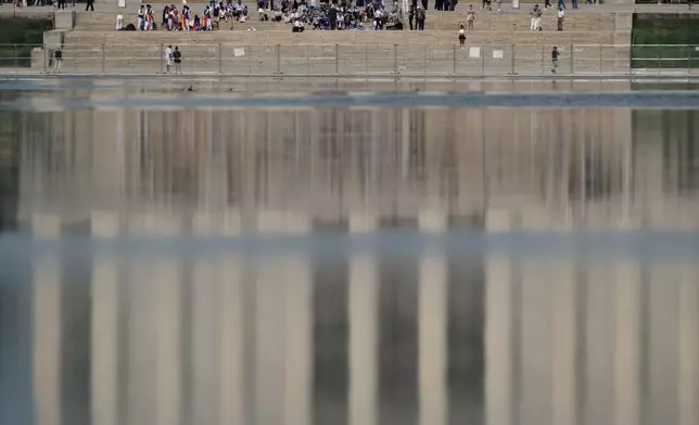 華盛頓林肯紀念堂倒影池，周五（2026年6月26日）倒映出林肯紀念堂。（美聯社圖片/Carolyn Kaster） AP圖片