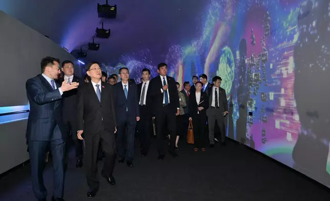 行政長官率團展開哈薩克斯坦訪問行程。 政府新聞處圖片