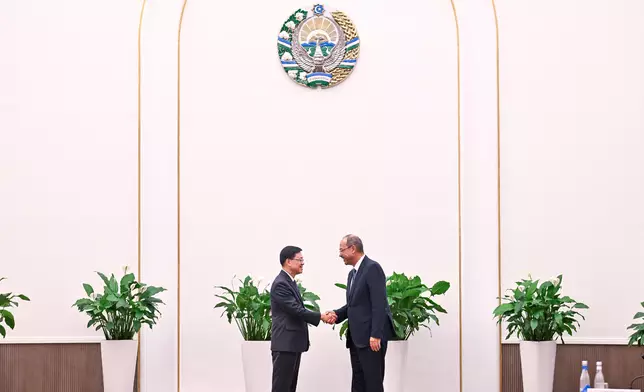 行政長官：中亞之行達成多項成果　拓展香港與中亞合作新機遇 政府新聞處圖片