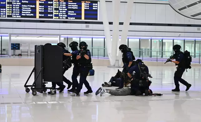 警方舉行跨部門反恐及重大事故演習 為大型國際會議作準備 政府新聞處圖片