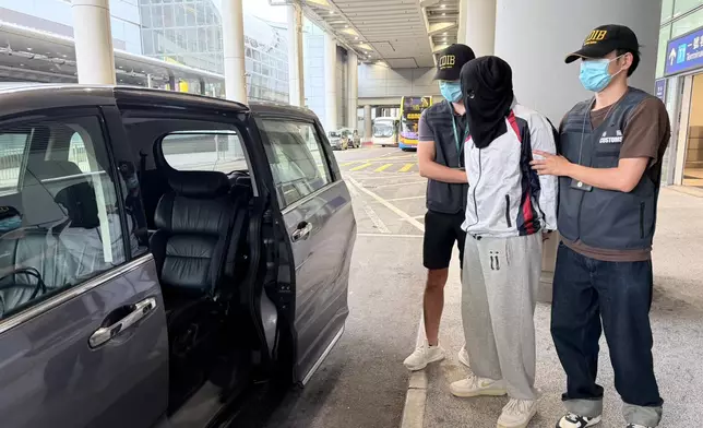 被捕者。 政府新聞處圖片