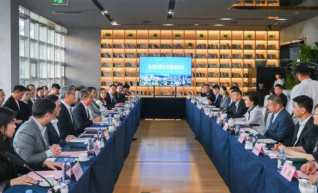 財政司司長訪問大連。 政府新聞處圖片