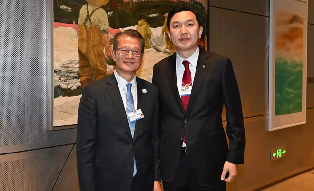 財政司司長訪問大連。 政府新聞處圖片