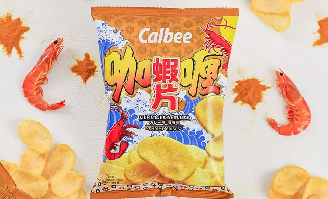 卡樂B蝦片咖哩味激「辛」登場