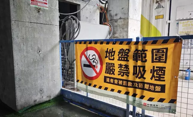 地盤全面禁煙生效約兩周，勞工處已巡查逾1200地盤。資料圖片