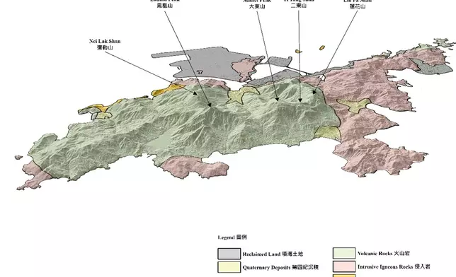 大嶼山地質網誌揭鳳凰山生態奧秘 五座逾700米高山全屬火山岩