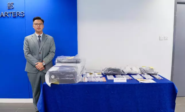 警方拘1男，涉5宗「假冒官員」電話騙案。