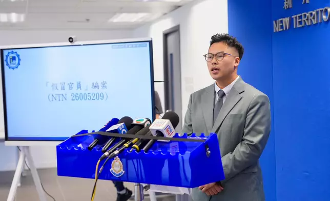警方拘1男，涉5宗「假冒官員」電話騙案。
