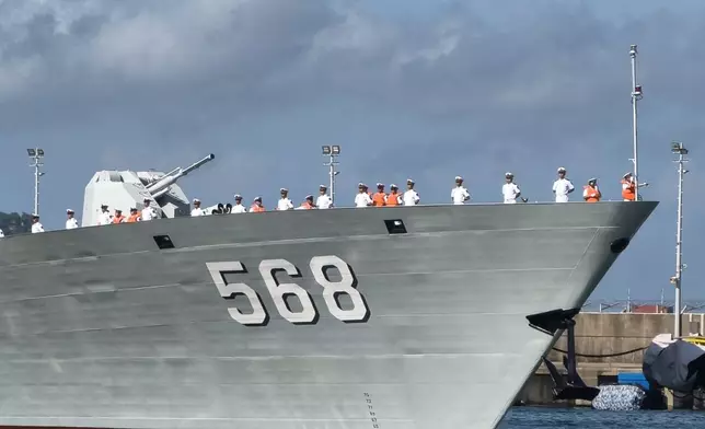 導彈護衛艦「衡陽艦」。巴士的報記者攝