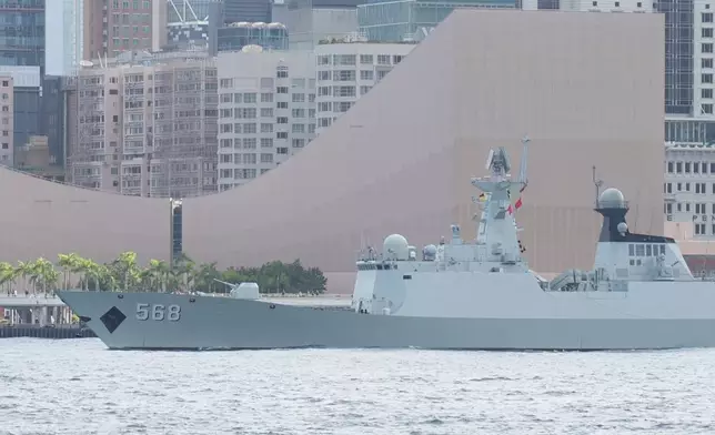 導彈護衛艦衡陽艦。巴士的報記者攝
