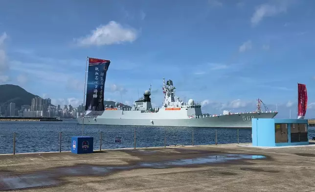 導彈護衛艦「衡陽艦」。巴士的報記者攝