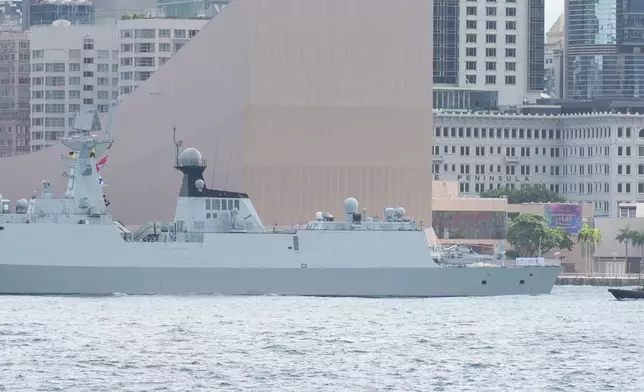 導彈護衛艦衡陽艦。巴士的報記者攝