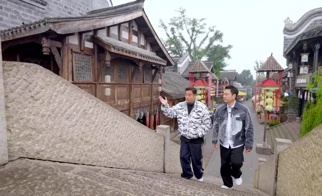 在李莊古鎮大歎景色怡人的「艇仔三白」。